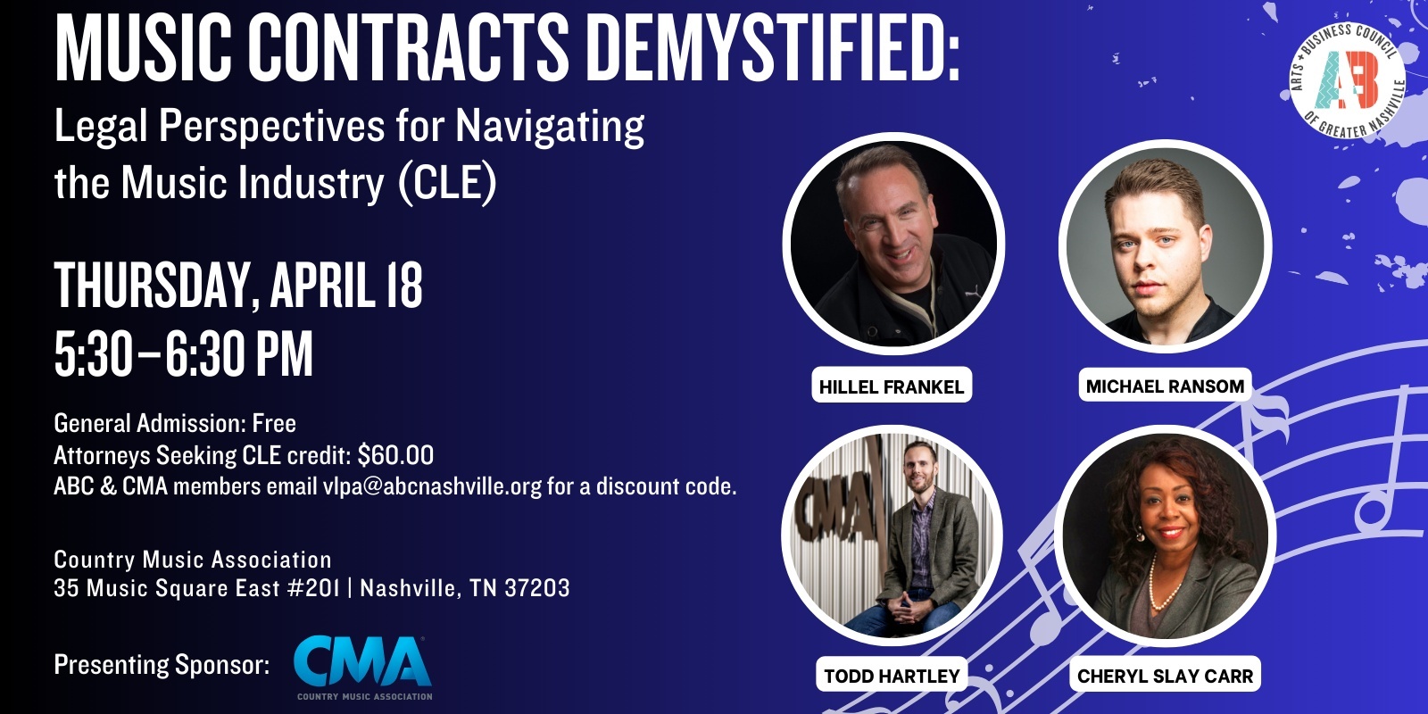 Banner image for Music Contracts Demystified: Legal Perspectives for Navigating the Music Industry (CLE)