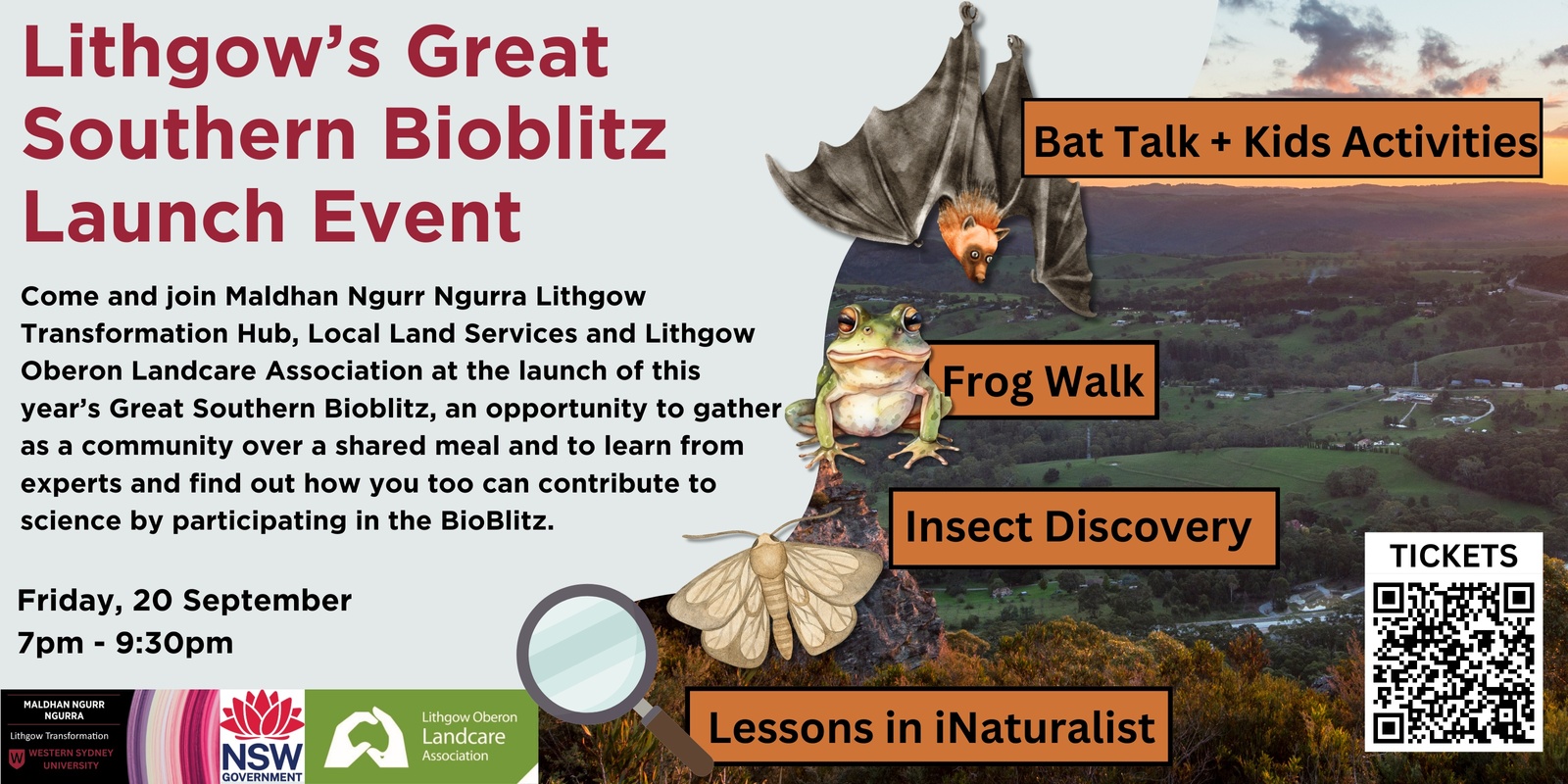 Banner image for Great Southern Bioblitz Launch night