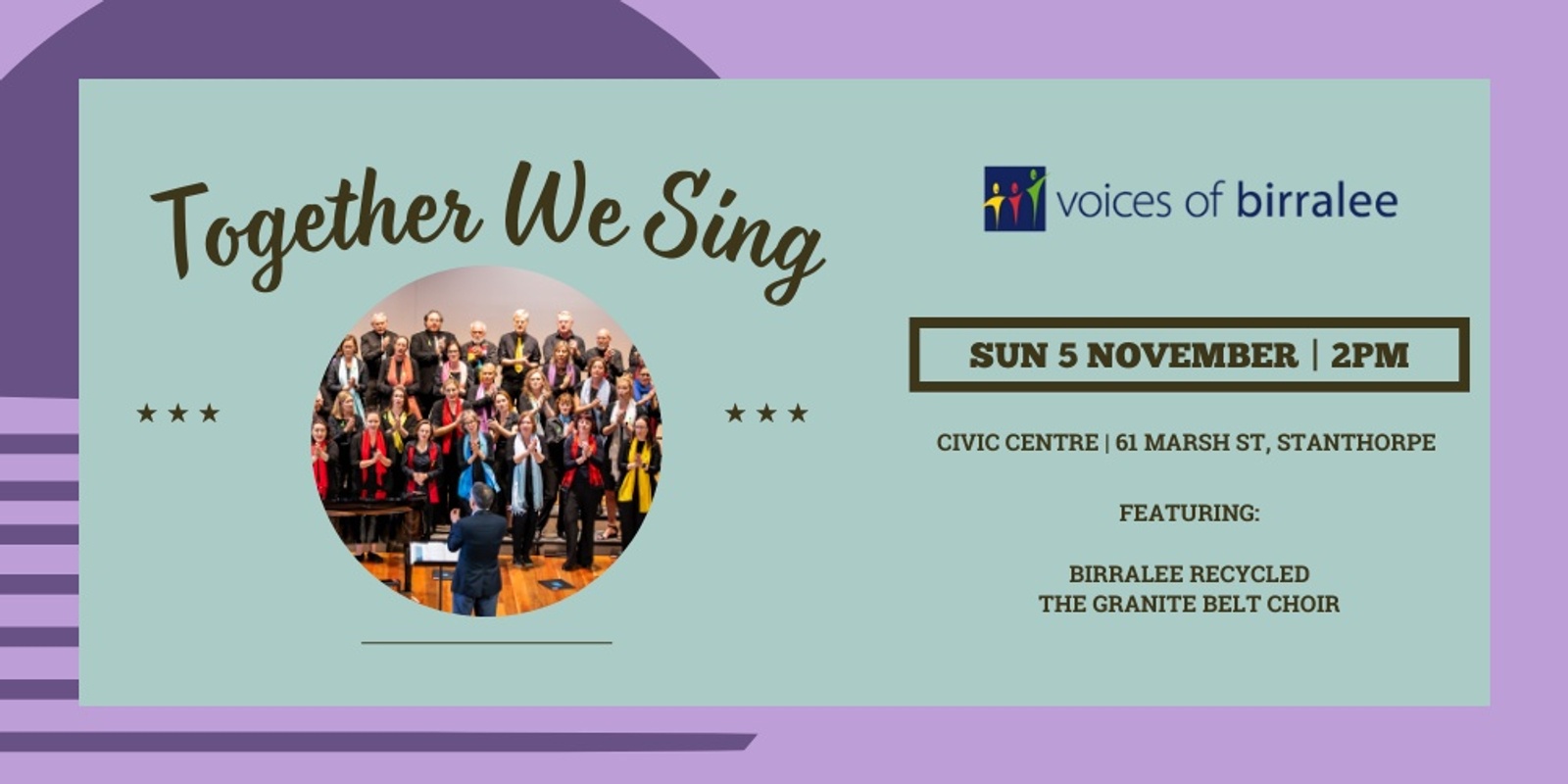 Banner image for Together We Sing