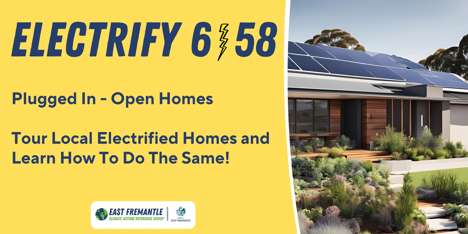 Banner image for Electrify 6158 - Plugged In Open Homes 