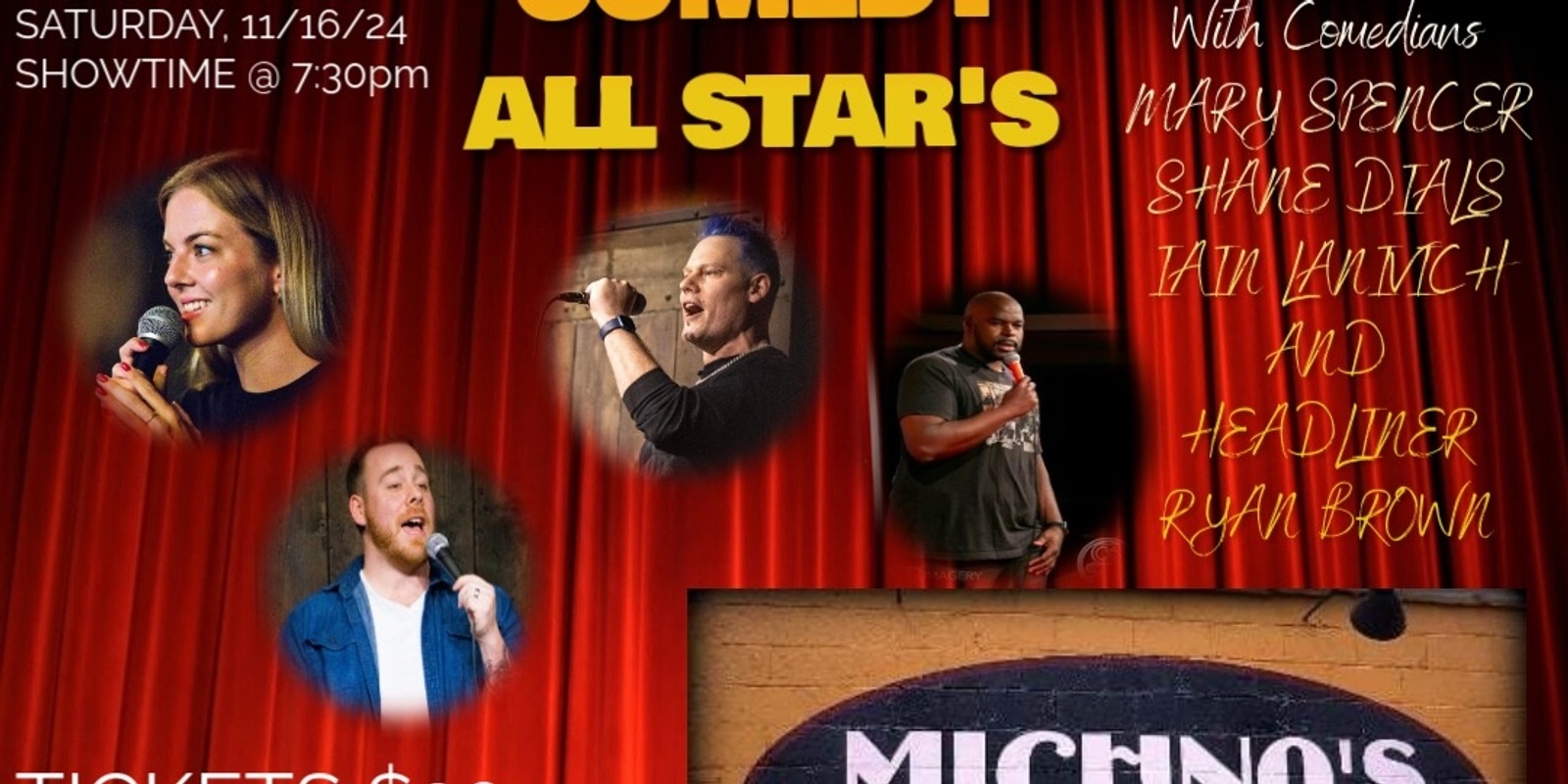 Banner image for Comedy Night @ Michno's Cafe 