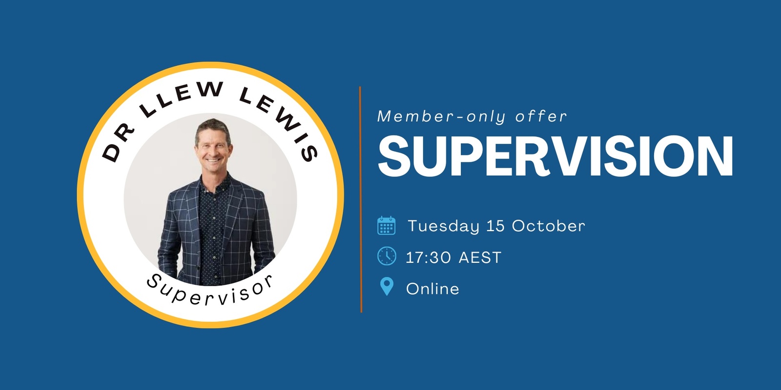 Banner image for Peer Supervision: Llew Lewis