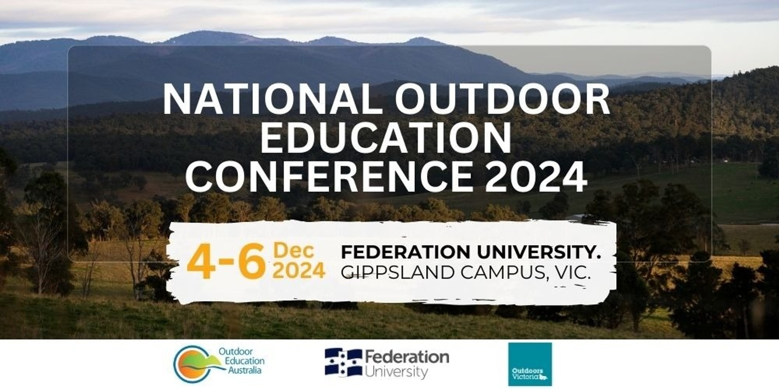 Banner image for National Outdoor Education Conference 2024