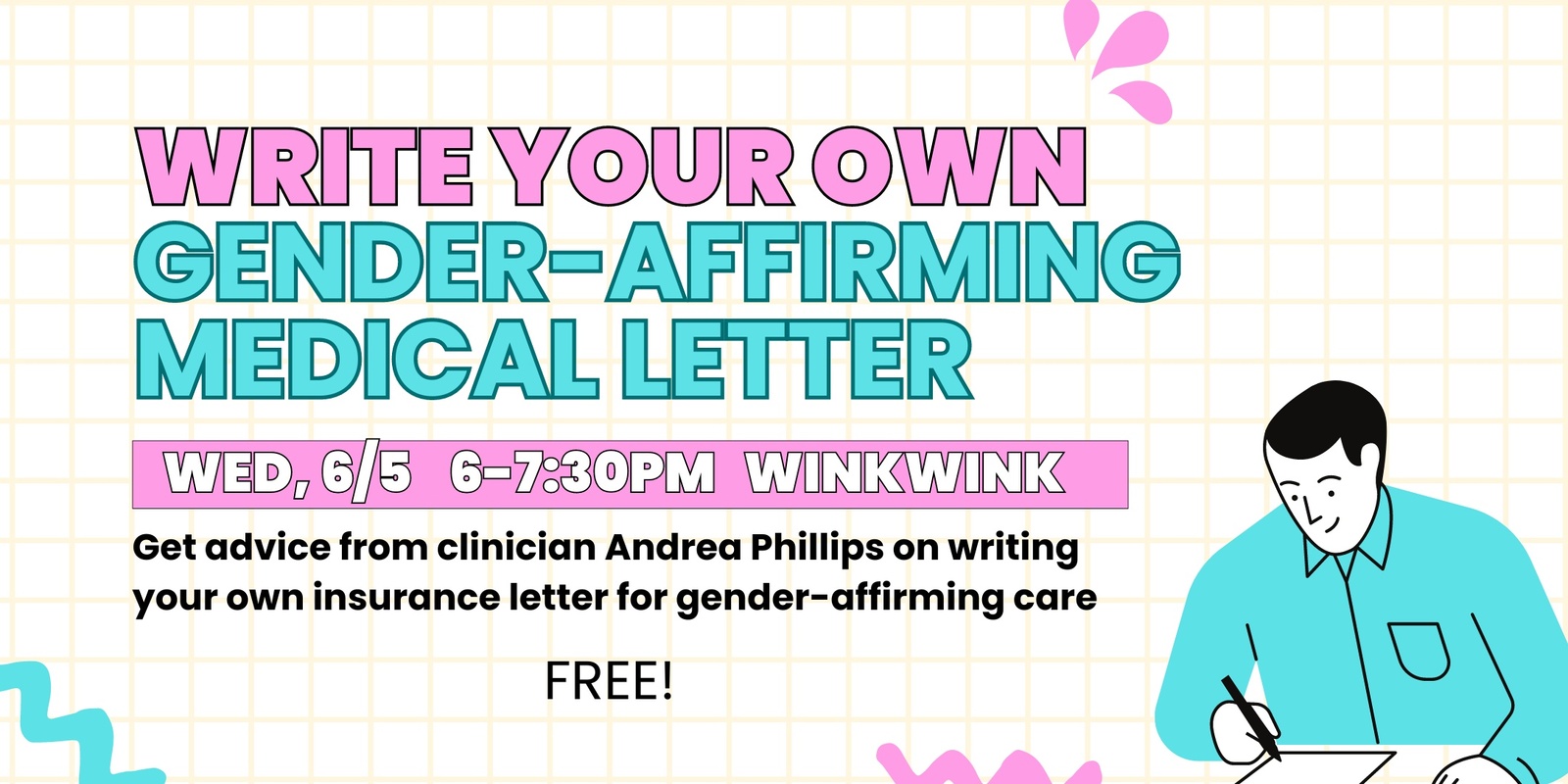 Banner image for Gender Affirming Letters 