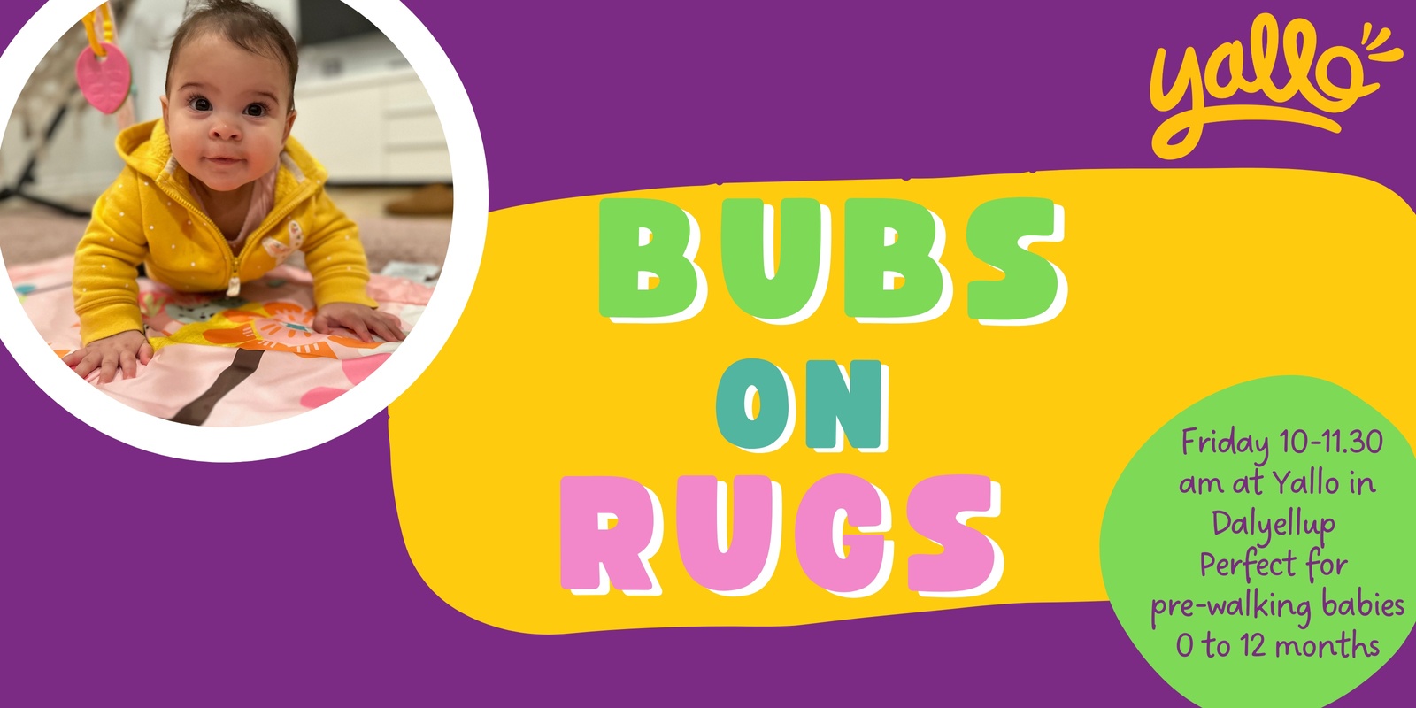 Banner image for Bubs on Rugs - Friday 