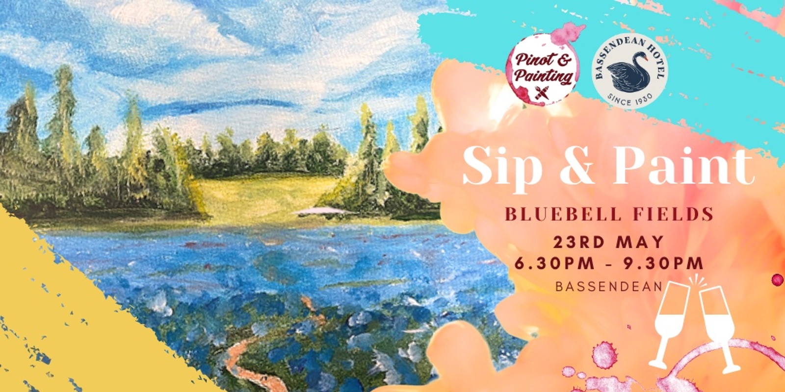 Banner image for Bluebell Fields - Sip & Paint @ The Bassendean Hotel