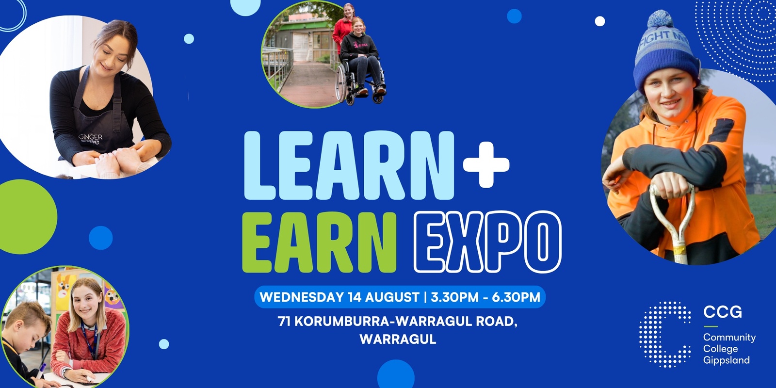 Banner image for Learn + Earn Expo