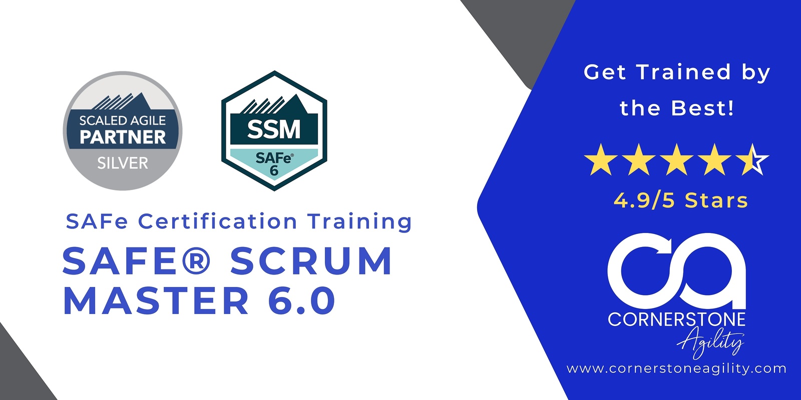 SAFe Scrum Master SSM 6.0 4 half days Humanitix