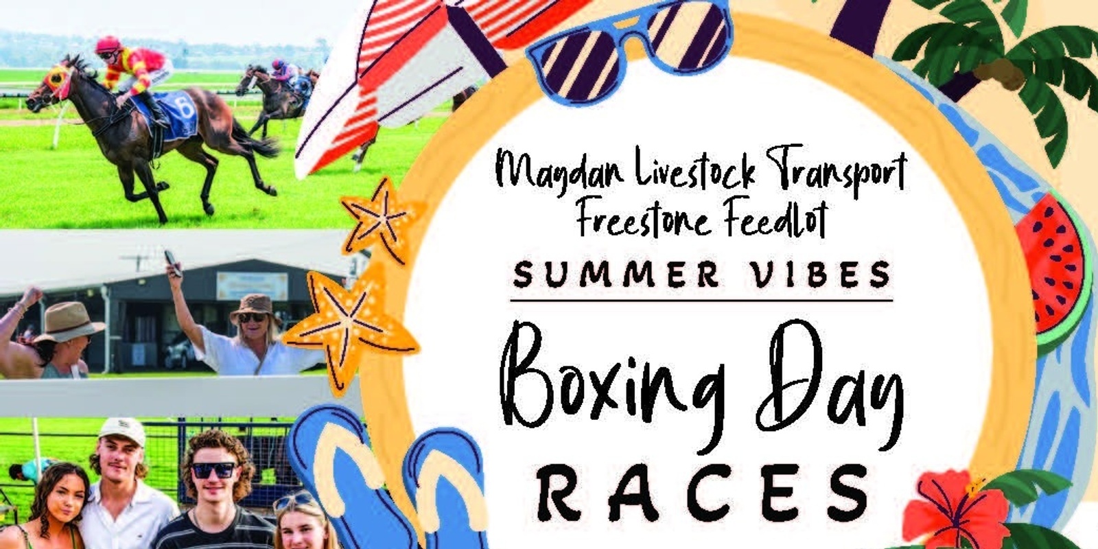 Banner image for Maydan Livestock Transport/Freestone Feedlot Summer Vibes Boxing Day Races