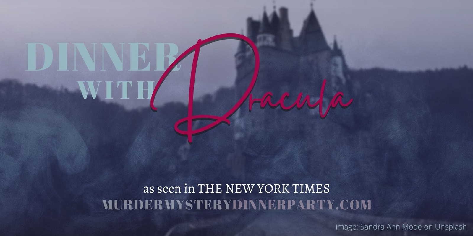 Banner image for Dinner with Dracula - a virtual mystery party