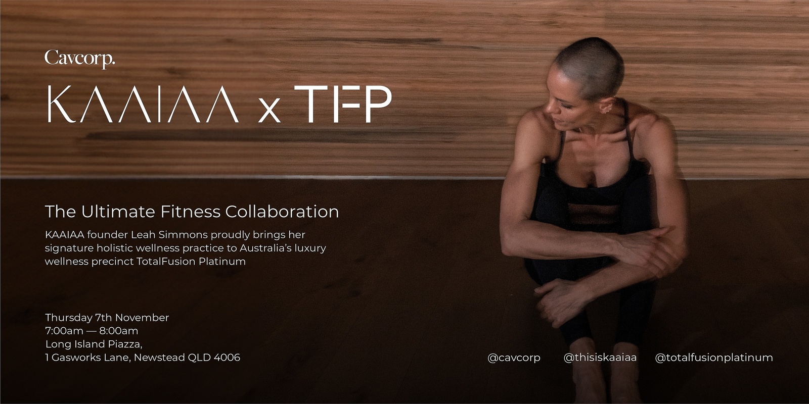 Banner image for TotalFusion Platinum x KAAIAA Premium Workout Experience