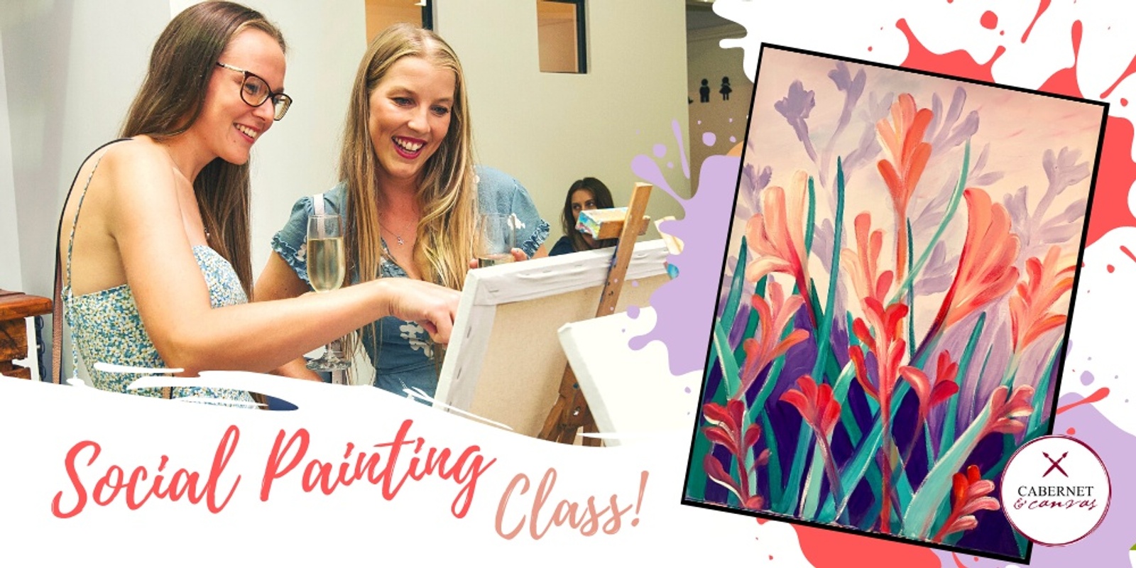 Paint & Sip Event: Kangaroo Paw 