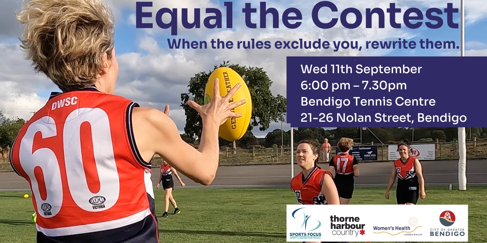 Banner image for Equal The Contest Documentary Screening Bendigo 