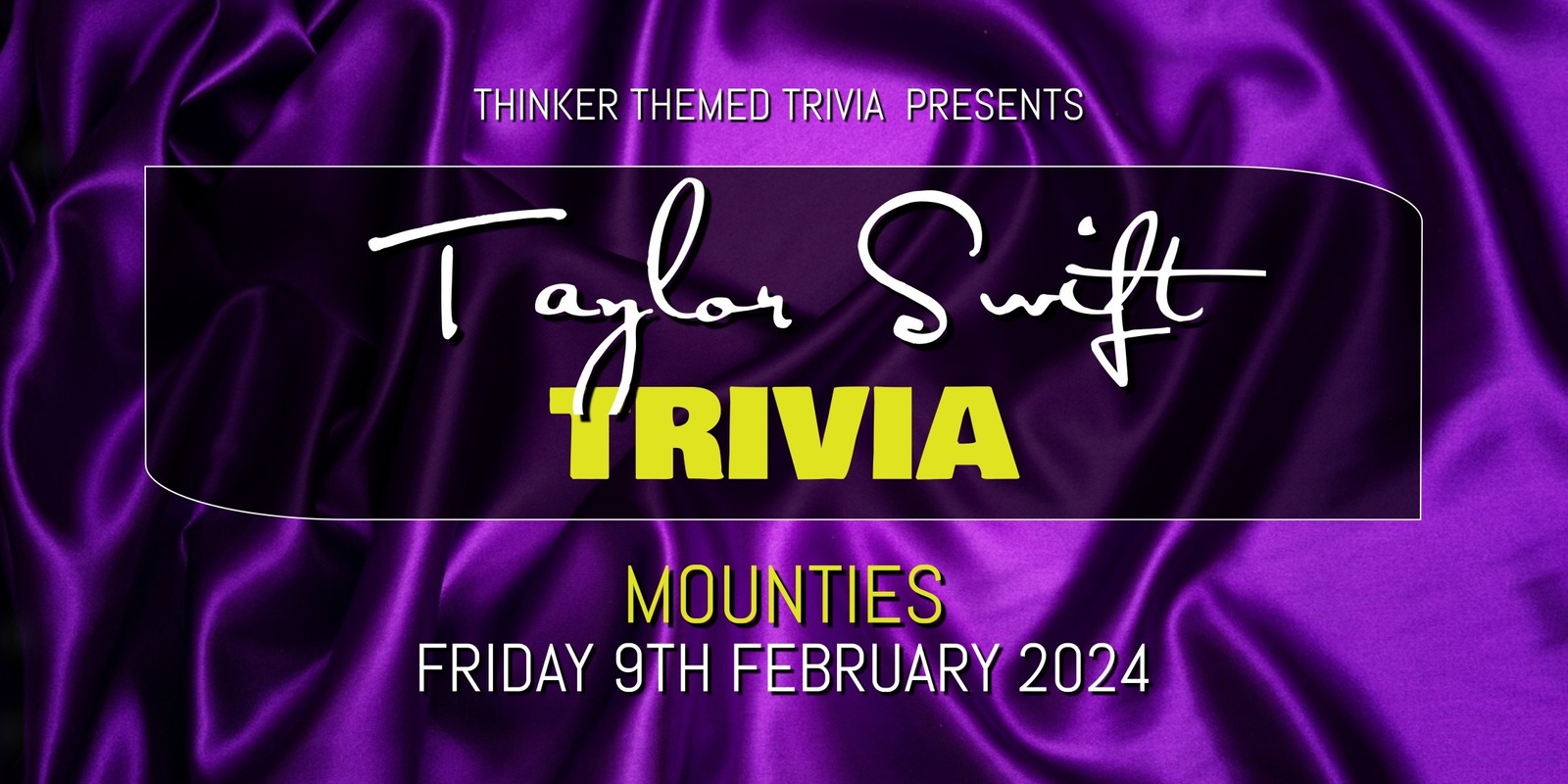 Banner image for Taylor Swift Trivia - Mounties