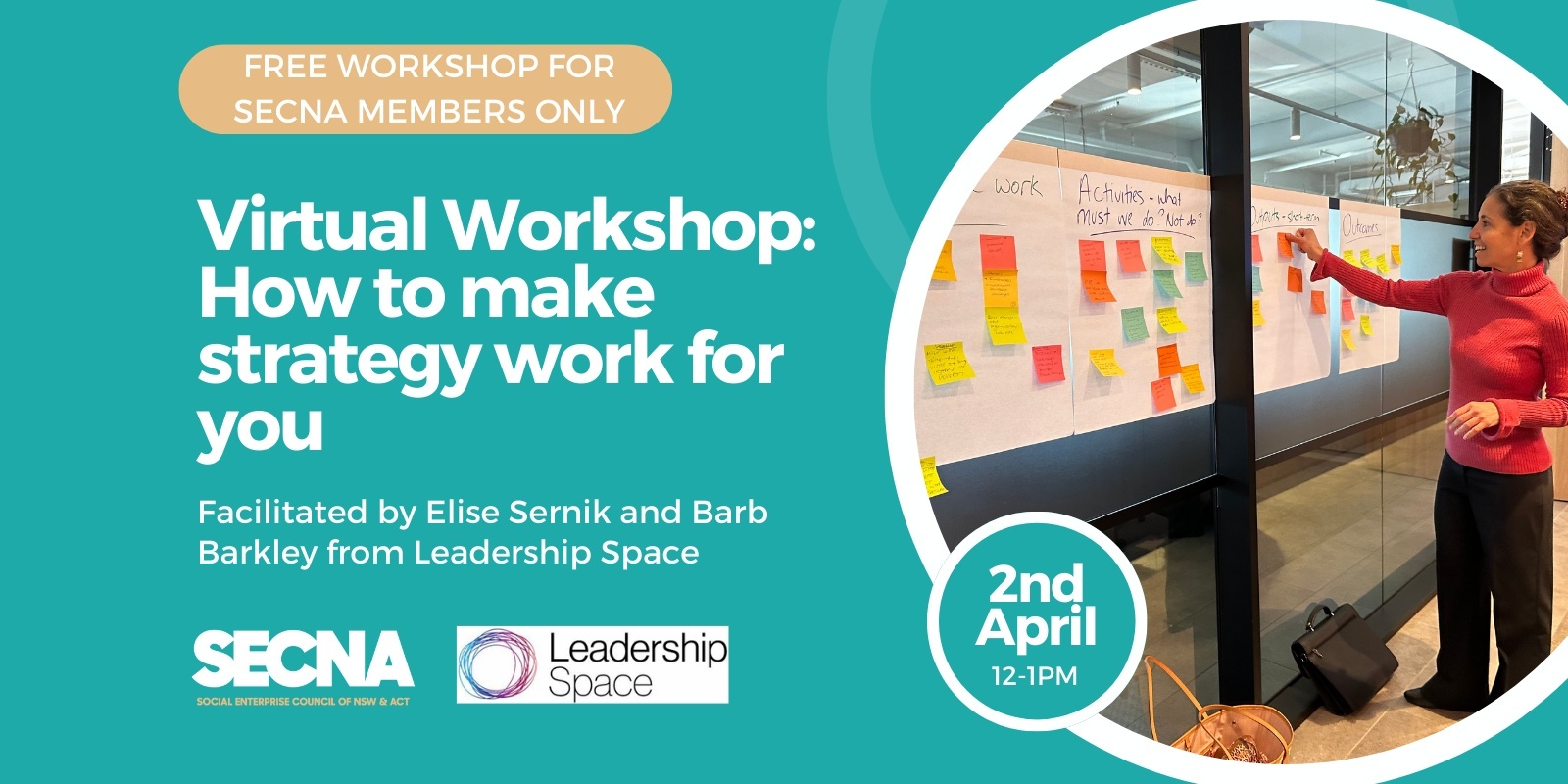 Banner image for SECNA Member Workshop: How to make strategy work for you