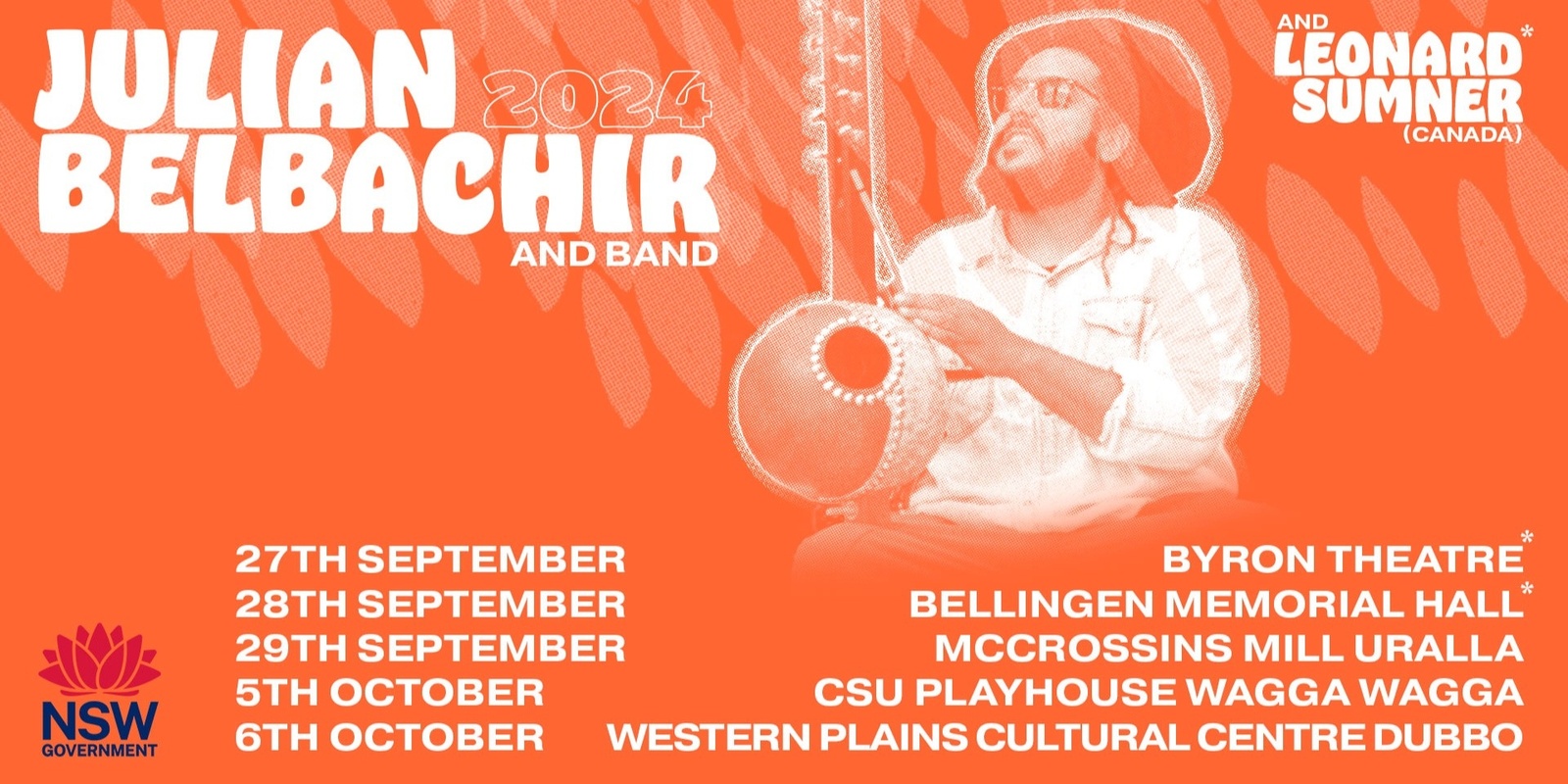 Banner image for Julian Belbachir Sonic Caravan Tour at Western Plains Cultural Centre