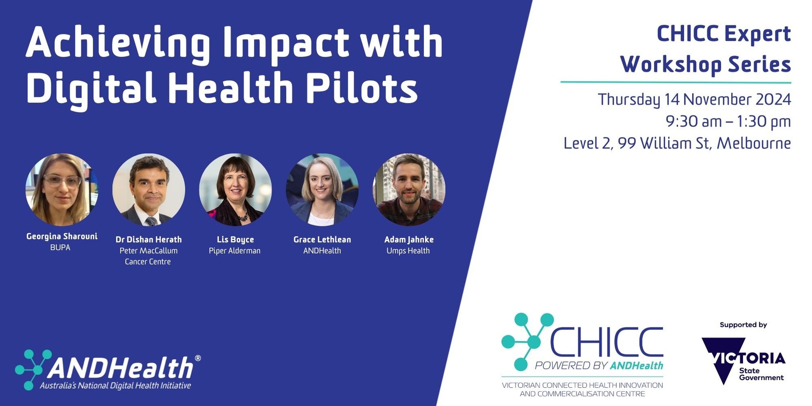 Banner image for CHICC Expert Workshop: Achieving Impact with Digital Health Pilots