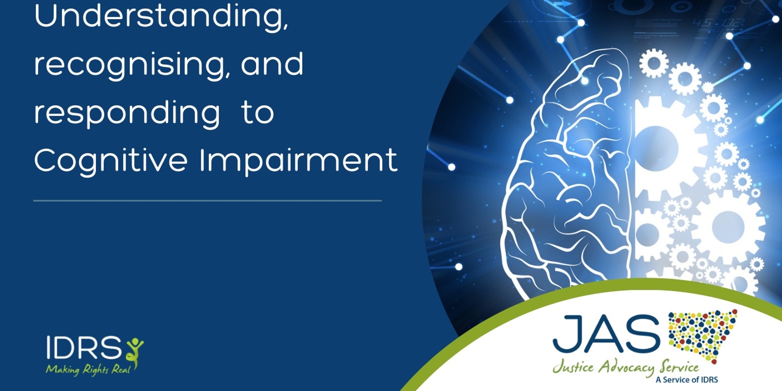 Banner image for OCTOBER: Understanding, Recognising and Responding to Cognitive Impairment