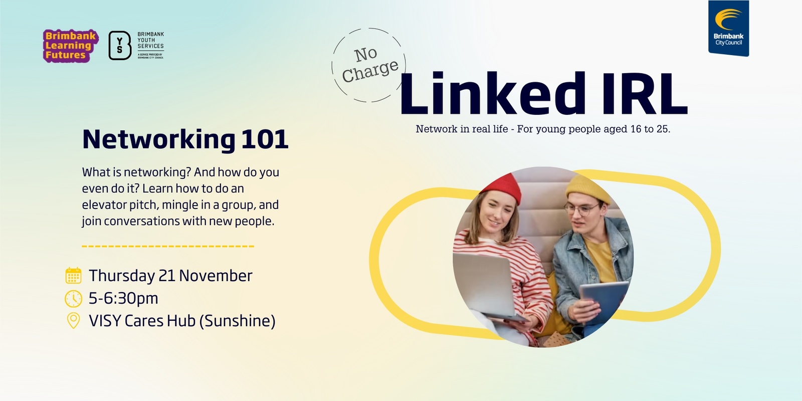 Banner image for Linked IRL: Networking 101