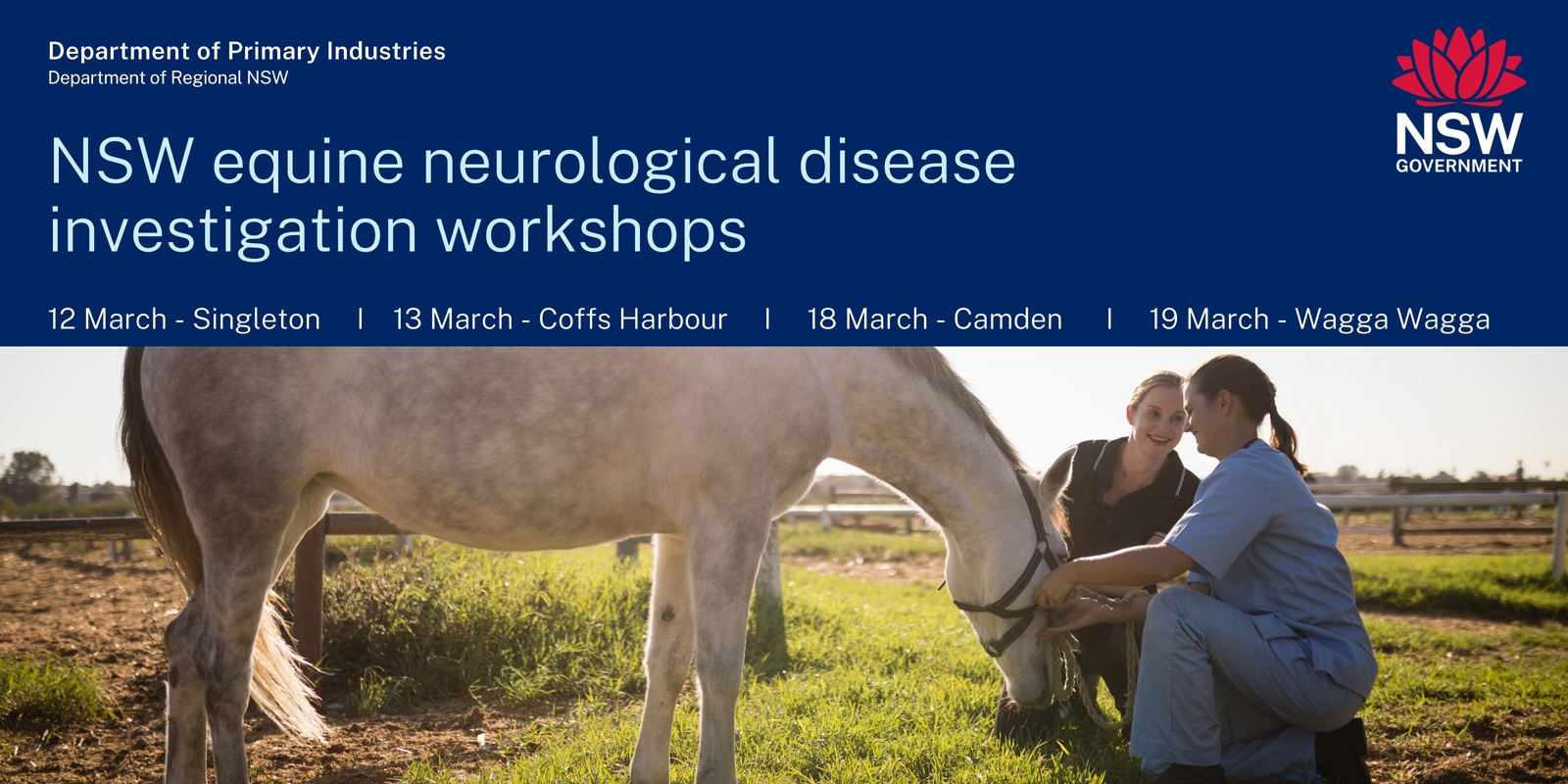 Banner image for NSW equine neurological disease investigation workshops