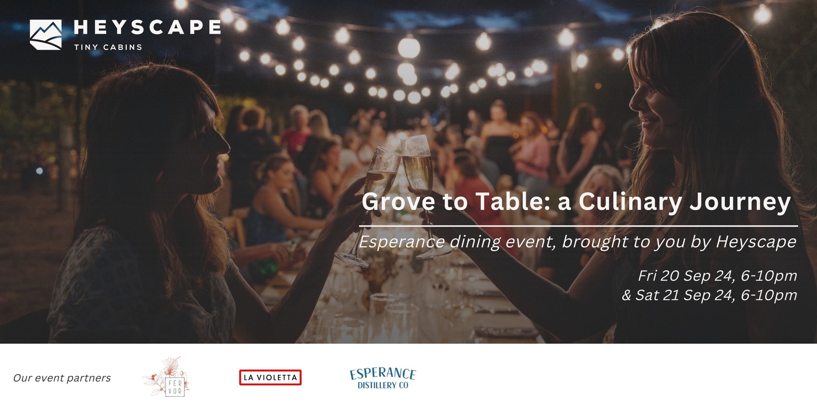 Banner image for Grove to Table: a Culinary Journey (Friday night)