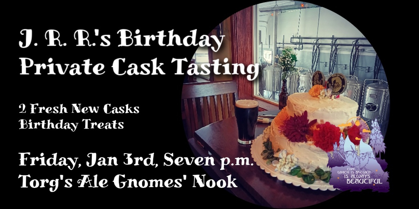 Banner image for J.R.R.'s Birthday Party & Private Cask Tasting