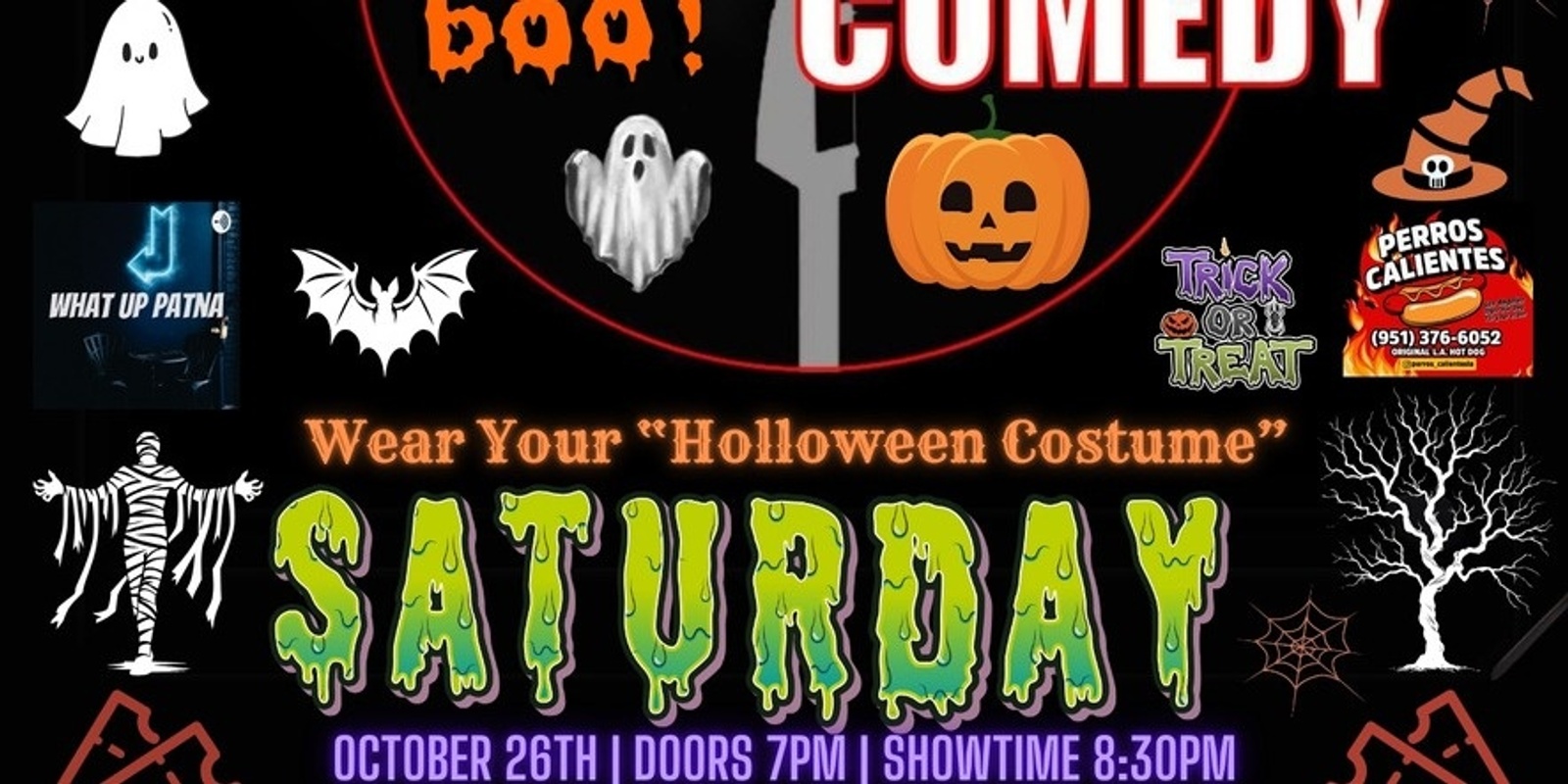 Banner image for Bridgetown Comedy for the Community "Halloween Costume Night"