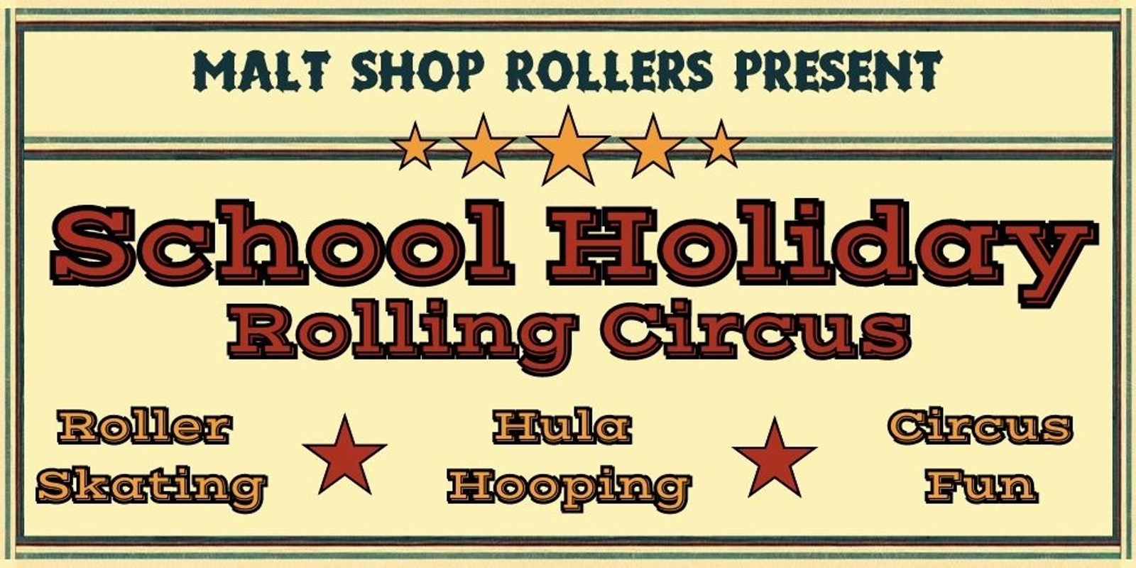 Banner image for School Holiday Rolling Circus