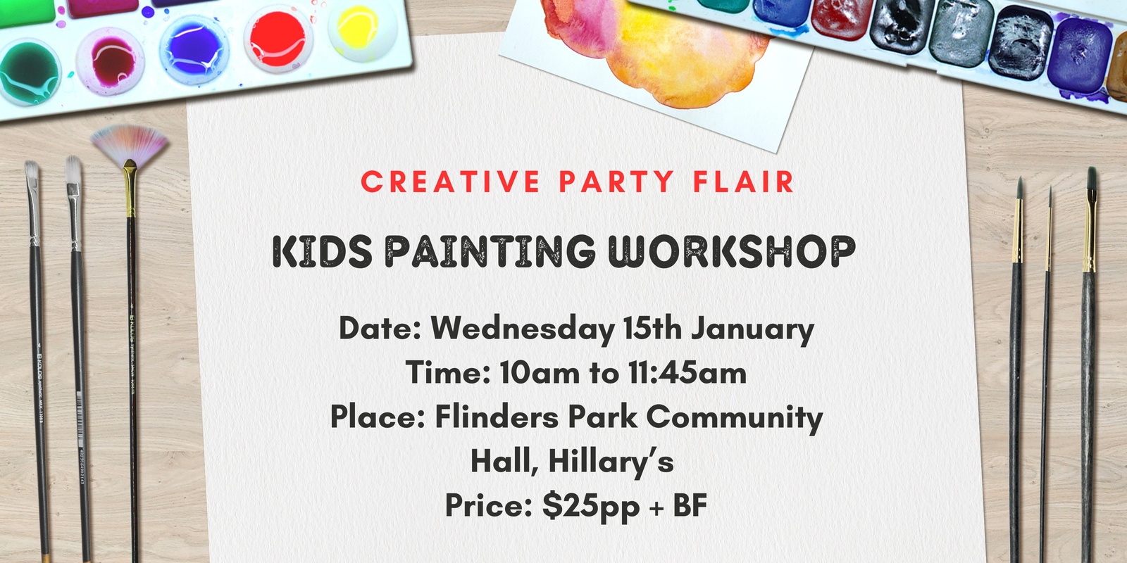 Banner image for Kids Painting Workshop