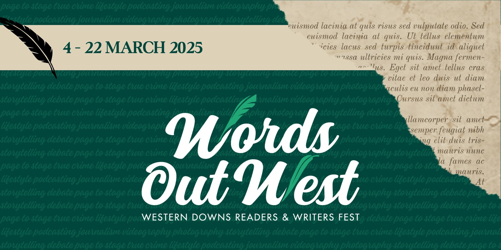 Banner image for Words Out West 2025