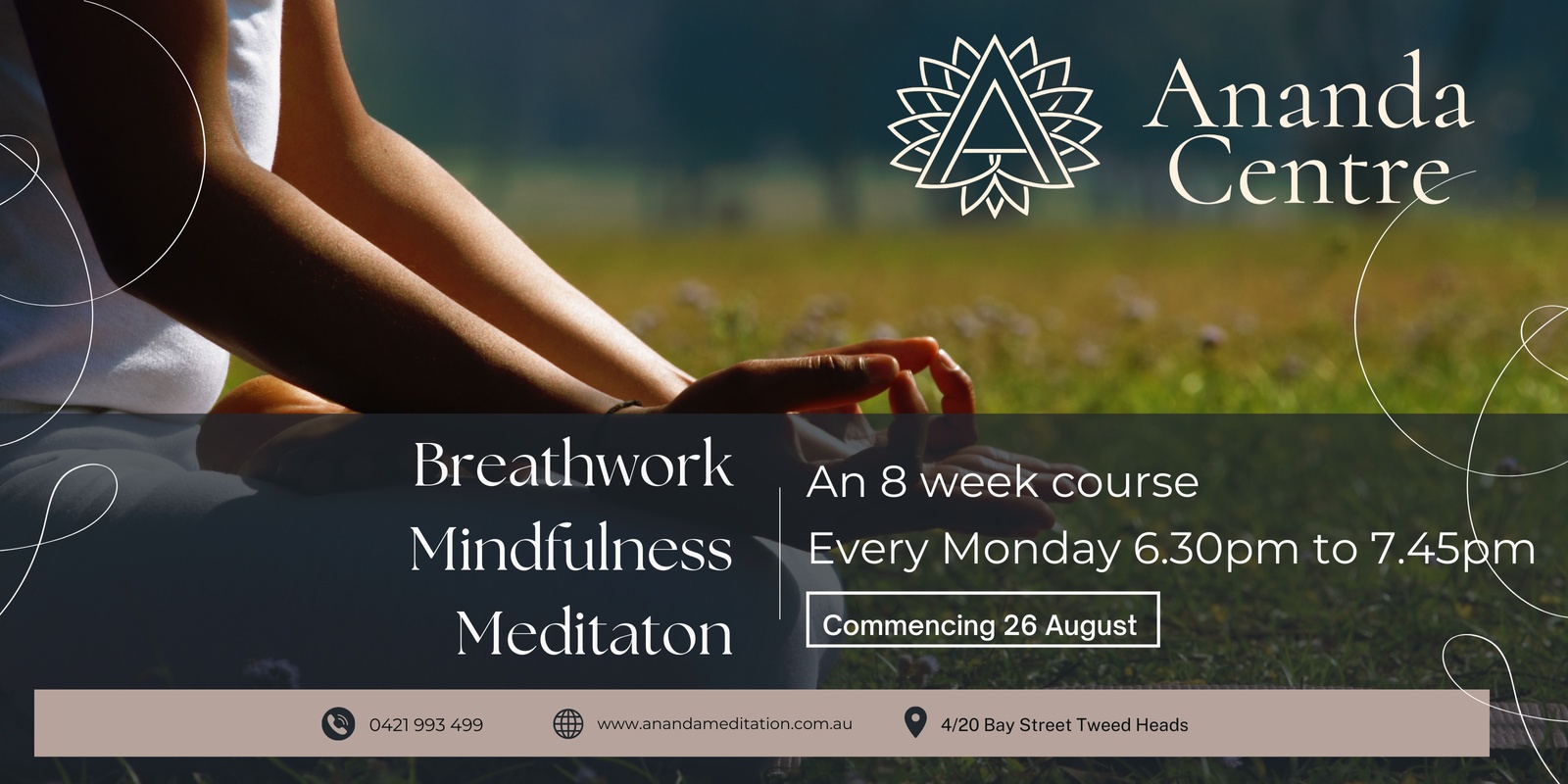 Banner image for Sacred Breath 8 Week Course - An Immersive Experience in Breathwork, Mindfulness and Meditation