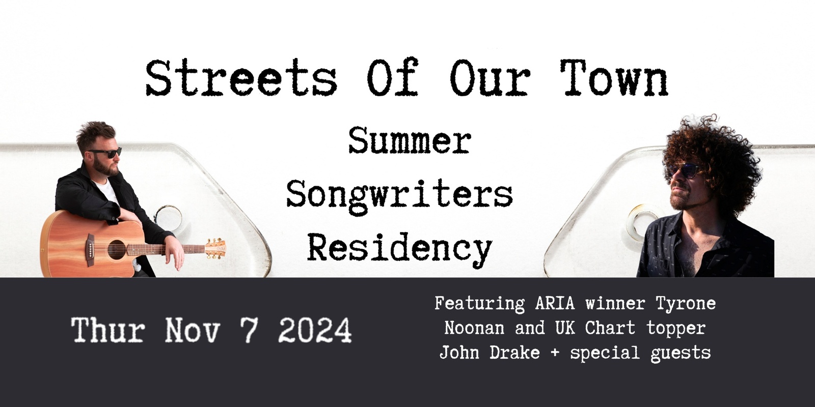 Banner image for Streets of our Town - Summer Songwriters Residency