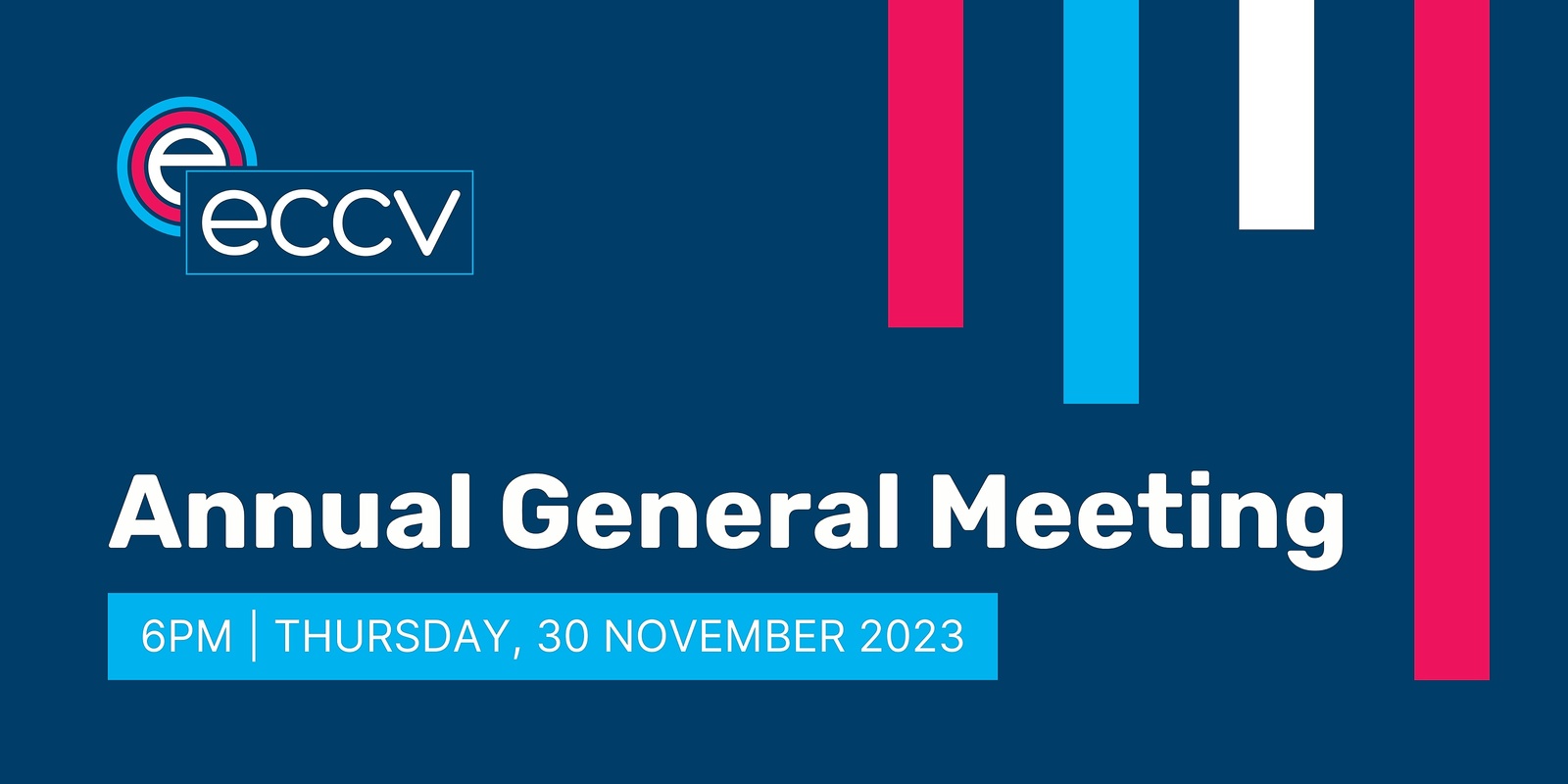 Banner image for ECCV Annual General Meeting 2023