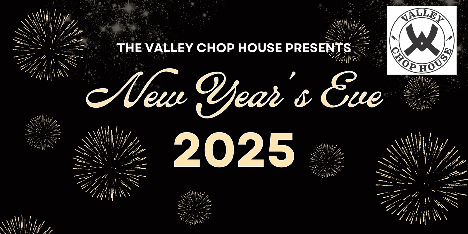 Banner image for New Year's Eve @ The Valley Chop House