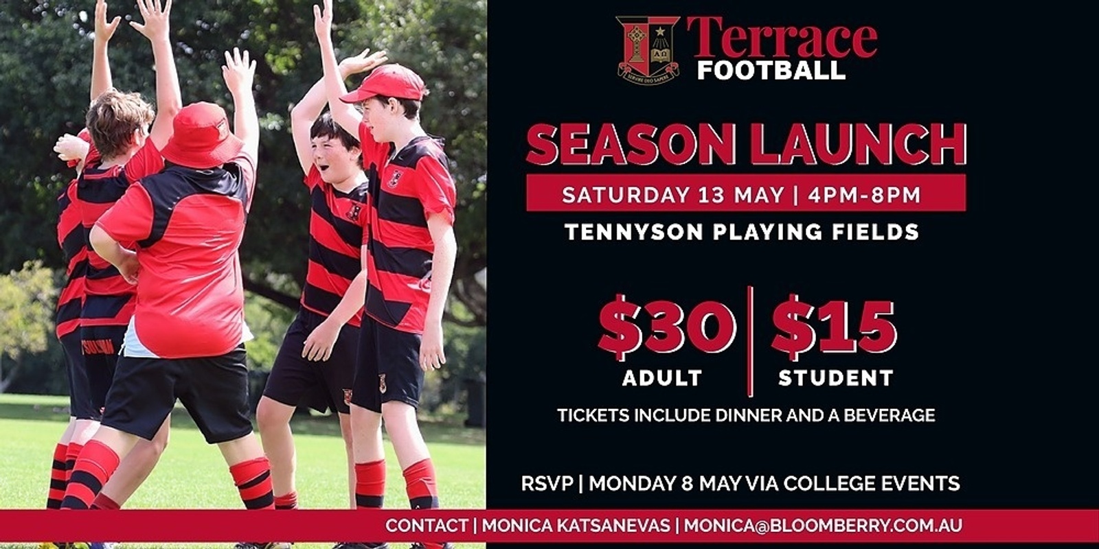 Banner image for Terrace Football Season Launch