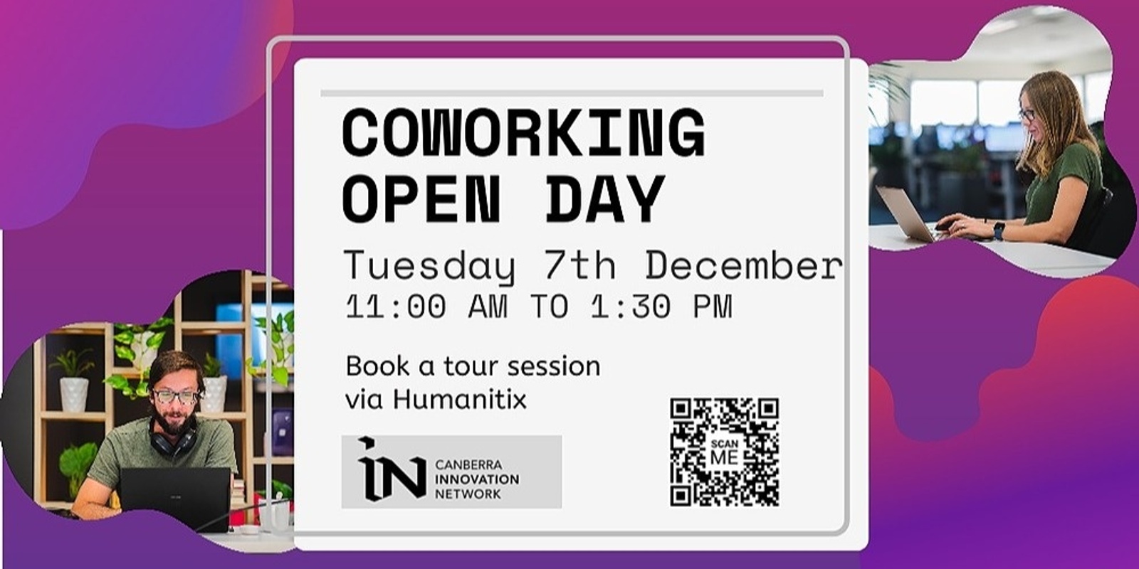 Banner image for CBRIN Coworking Open Day Tours