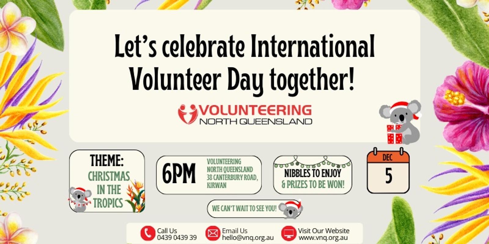 Banner image for International Volunteer Day 