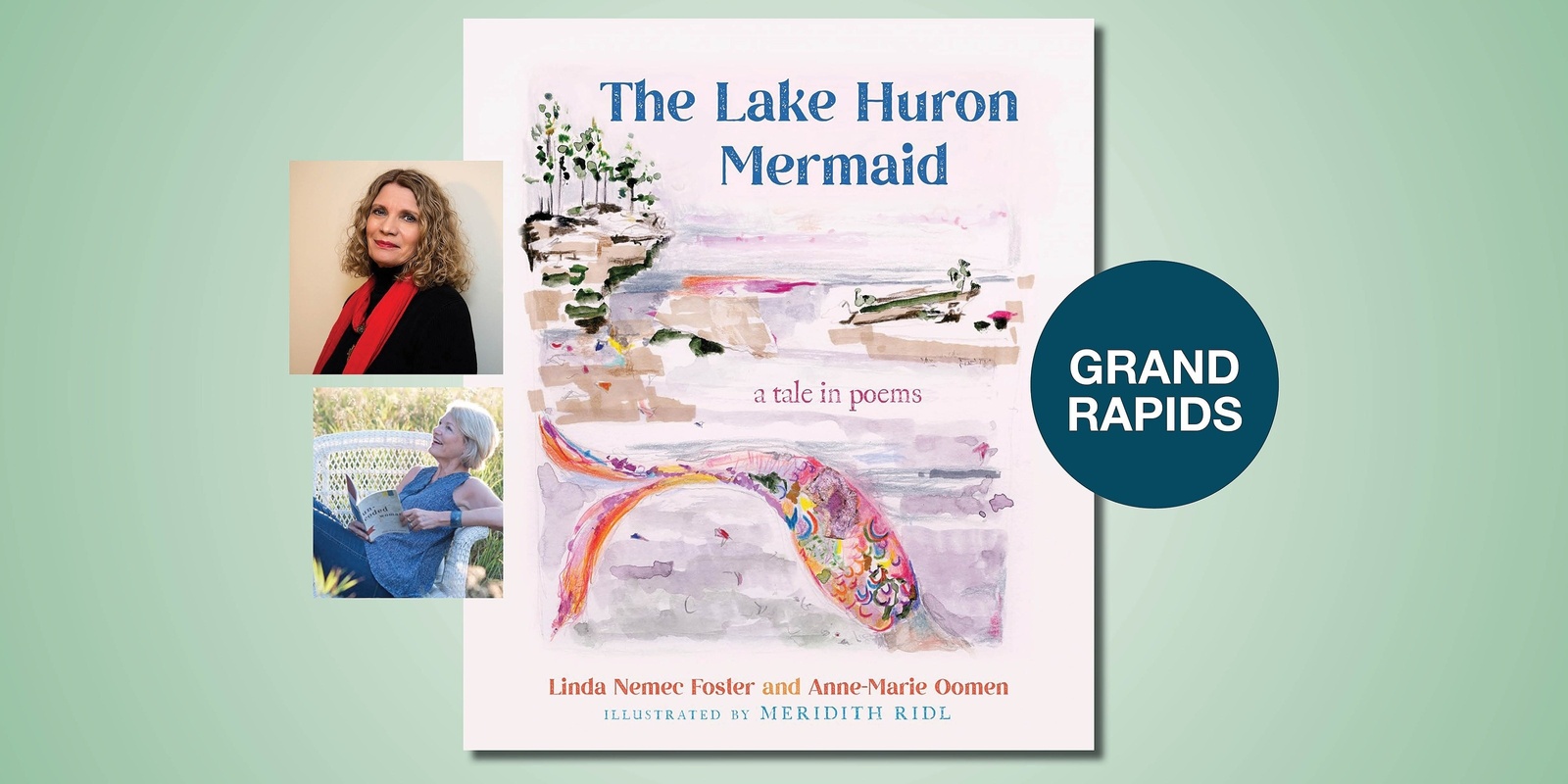 Banner image for The Lake Huron Mermaid with Linda Nemec Foster and Anne-Marie Oomen