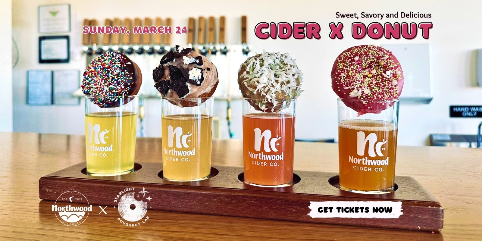 Banner image for Sip & Bite: Cider and Doughnuts
