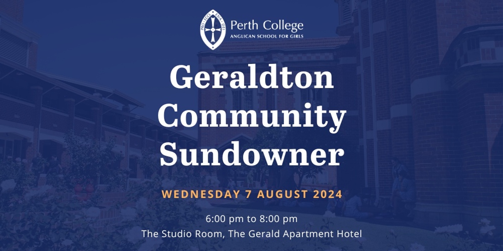 Banner image for Perth College | Community Sundowner - Geraldton