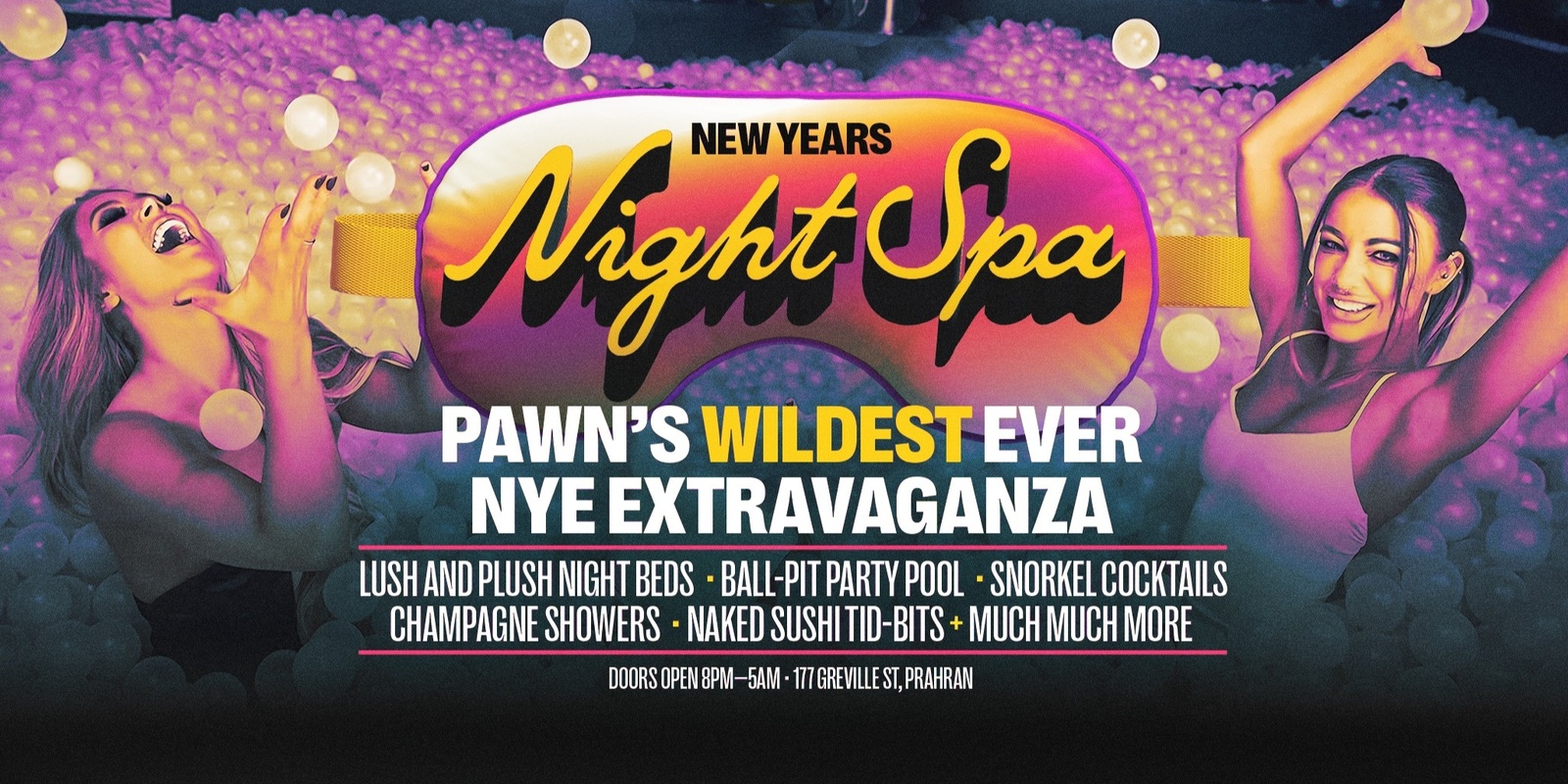 Banner image for Pawn & Co. does NYE Night Spa- Pawn's Wildest Ever NYE Extravaganza!