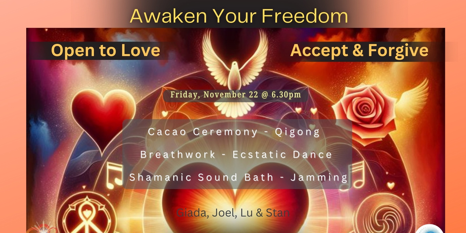 Banner image for Awaken Your Freedom ~ Open to Love ~ Sydney