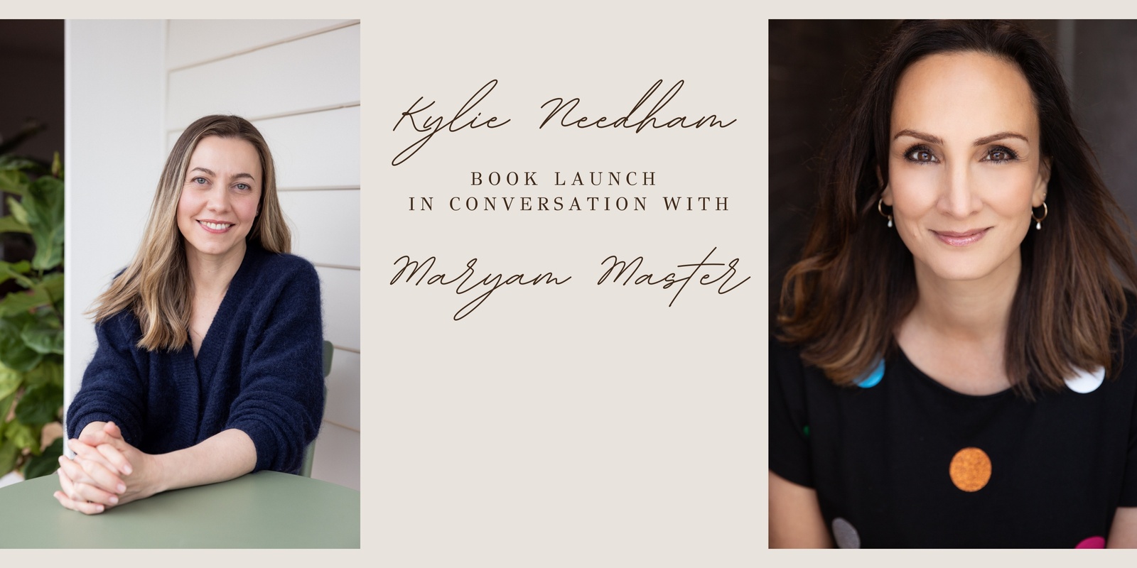 Banner image for Kylie Needham Book Launch & In Conversation with Maryam Master