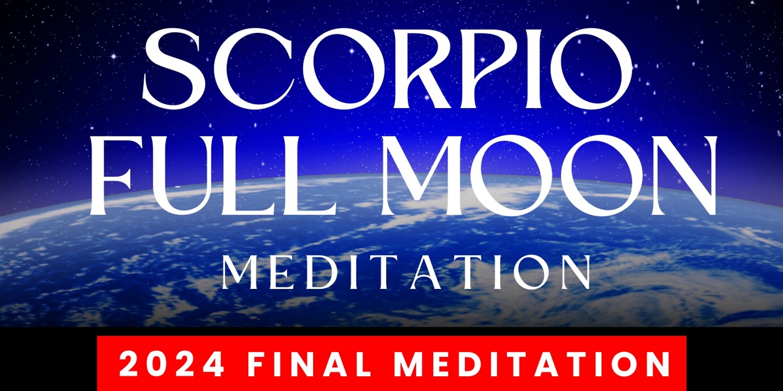 Banner image for Scorpio Full Moon Meditation