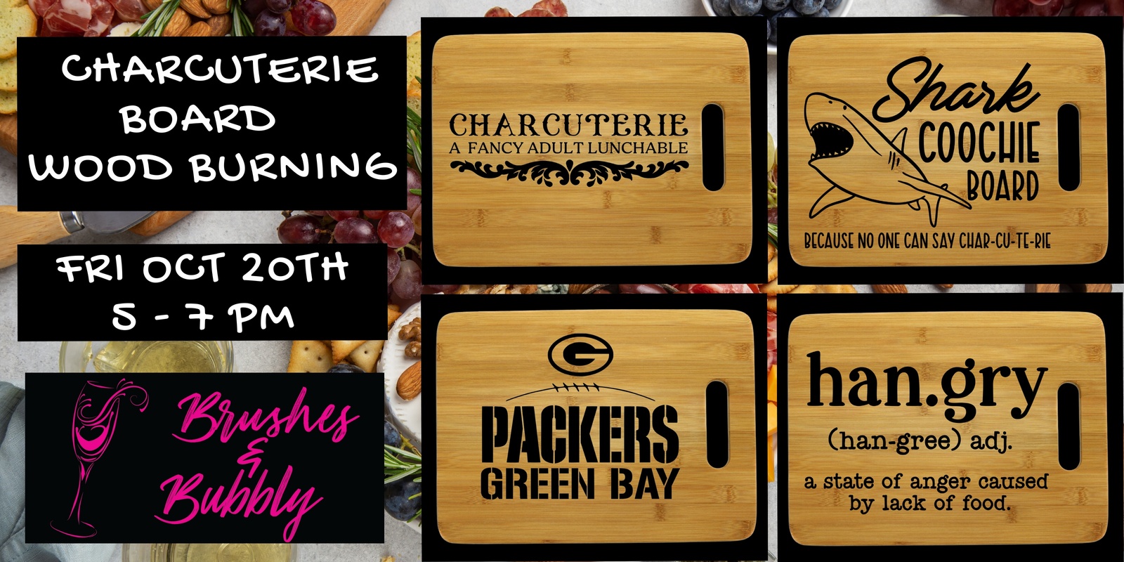 Banner image for Wood Burning Charcuterie Board