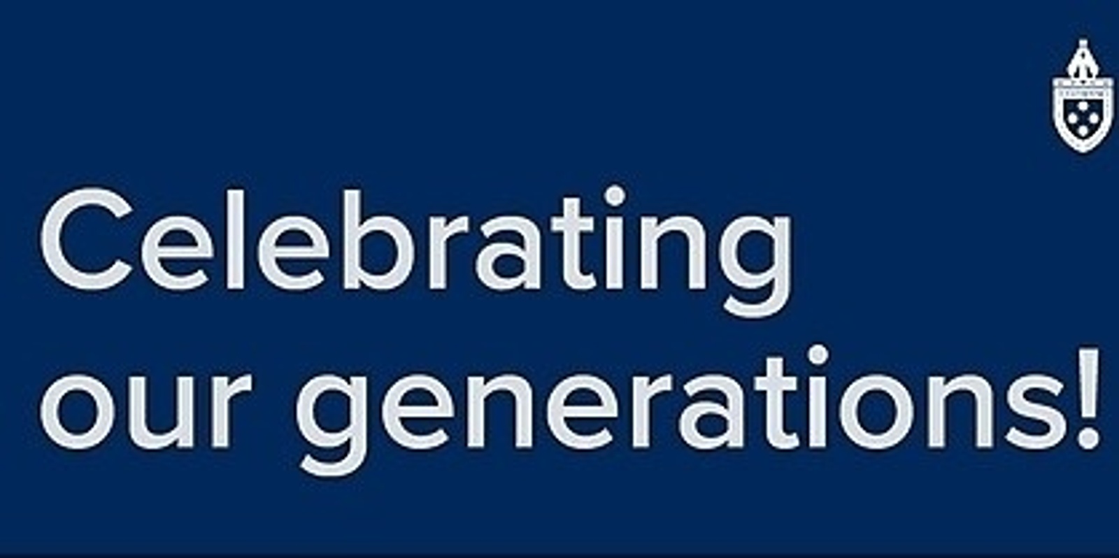 Banner image for Celebrating our Generations