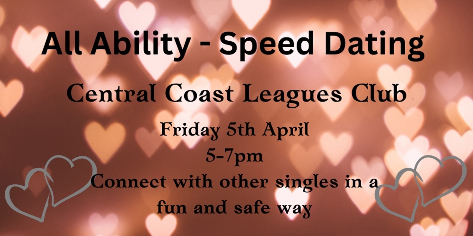 Banner image for All Ability Disability - Speed Dating 