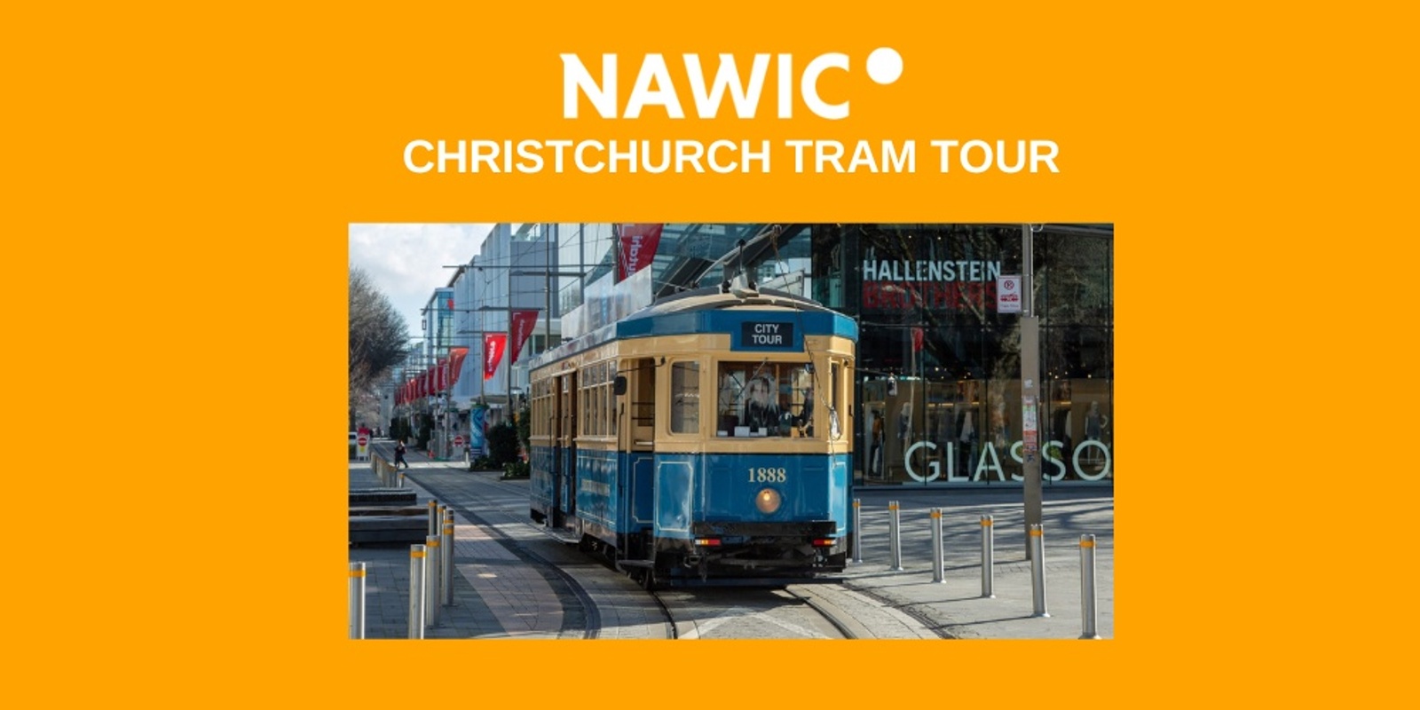 Banner image for NAWIC - Christchurch City Tram Tour