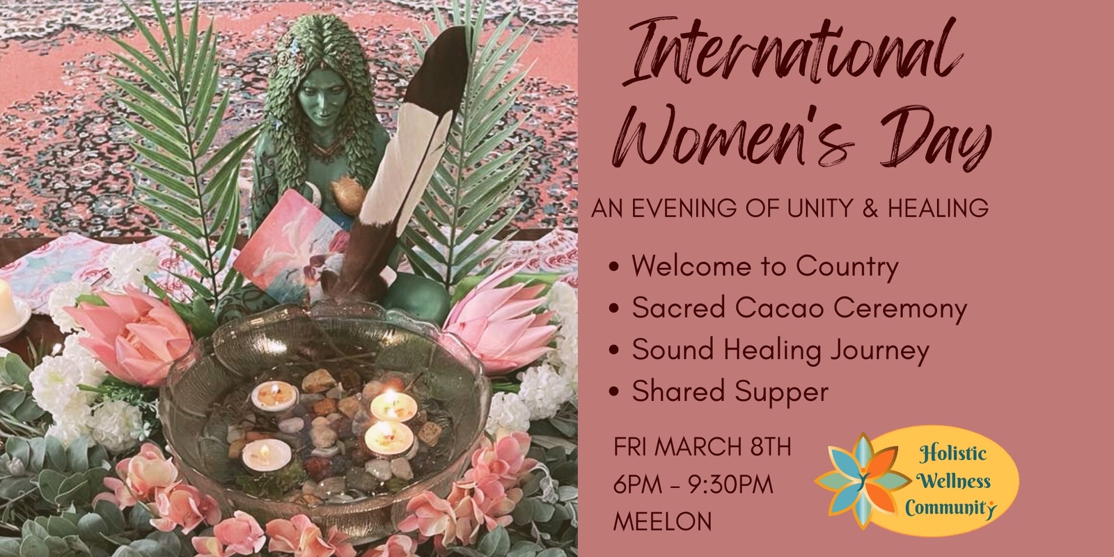 Banner image for International Women's Day - An Evening of Unity & Healing