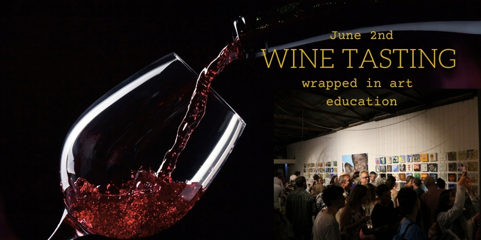 Banner image for 8x8 Wine Tasting and Art Education Evening